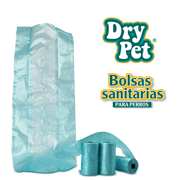 🐾💩 Bolsas Sanitarias Dry Pet 3 rollos de 20 bolsas c/u