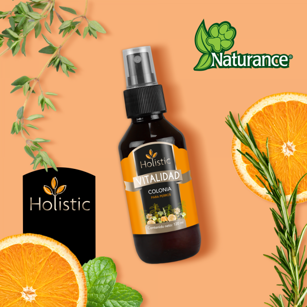 🍊✨ Colonia Holistic Vitalidad para Perro 120 ml Fancy Pets