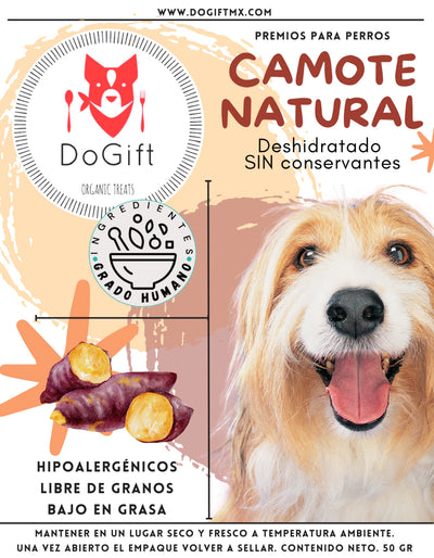 🍠🐶 Camote Deshidratado DoGift 50 GR