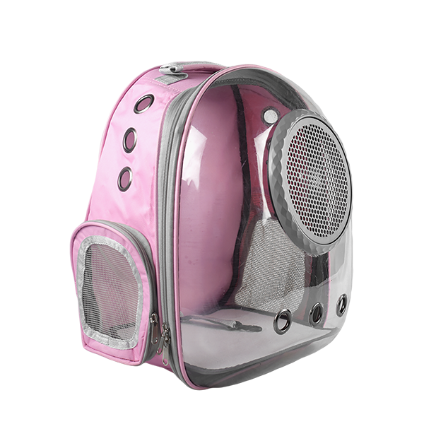 🎒💖 Mochila Burbuja para Mascotas Rosa Fancy Pets