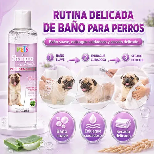 🌾 Shampoo Piel Sensible | Essentials Fancy Pets