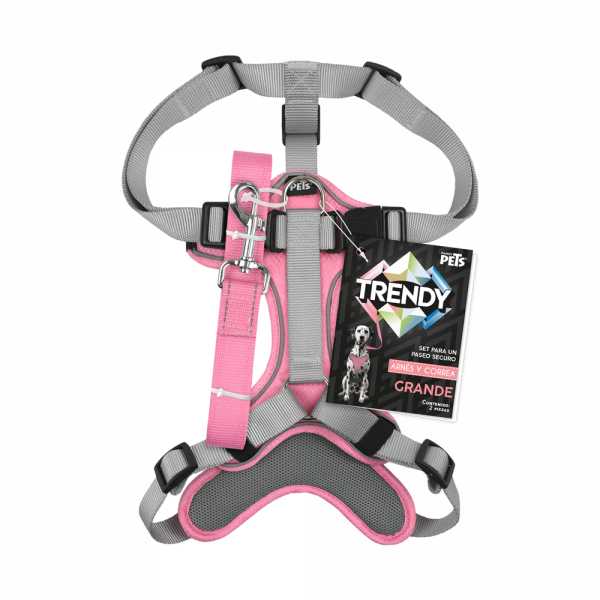 🎒✨ Set de Arnés y Correa Trendy Grande Fancy Pets