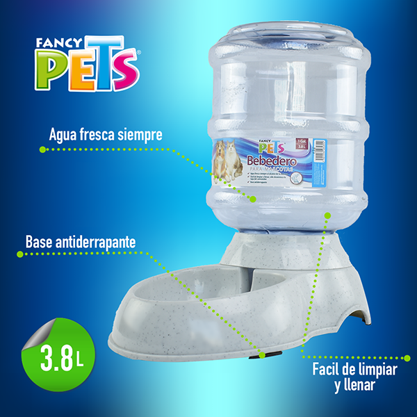 💦🐶 Bebedero Chico 1 Galón (3.8 L)