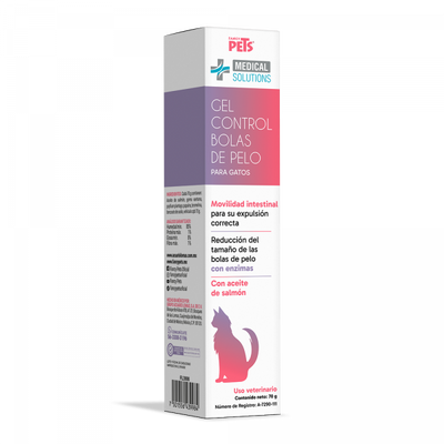 🐱✨Gel MS Control de Bolas de Pelo Fancy Pets® Medical Solutions para Gato (70 g)