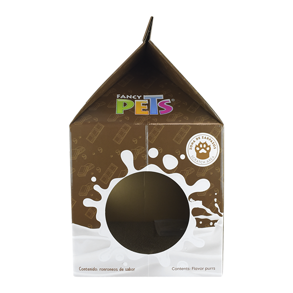 🐱🏠 Casa de Cartón con Rascador Fancy Pets