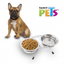 🥣🐶 Comedero Doble Elevado con Acero Inoxidable