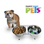 🥣🐶 Comedero Doble Elevado con Acero Inoxidable