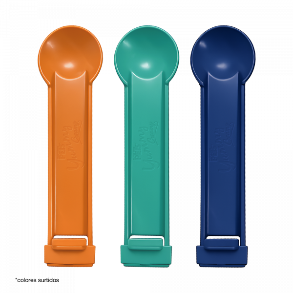 🐱🥄 Cuchara Dispensadora para Premio Húmedo Yummy Creamy (Colores Surtidos):