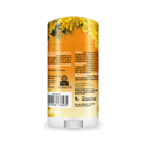 🐶🐱 Bálsamo en Barra c/Tepezcohuite Fancy Pets® (50 g)