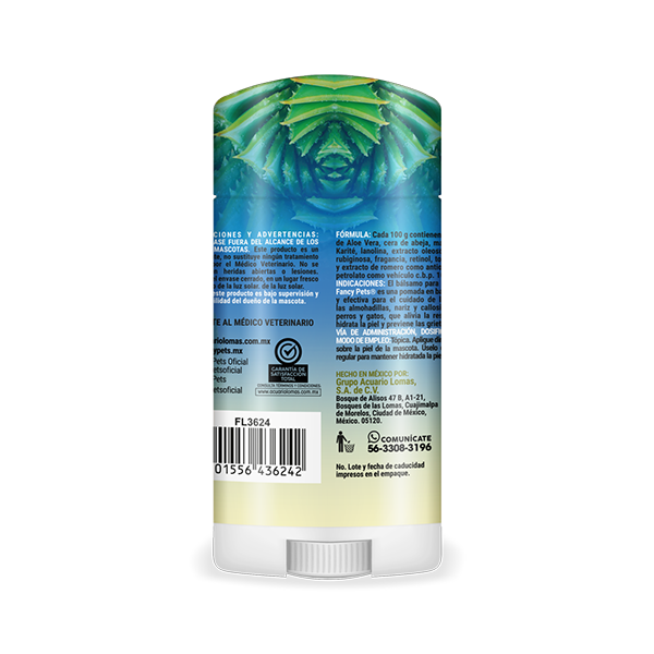 🐶🐱 Bálsamo en Barra c/Aloe Vera Fancy Pets® (50 g)