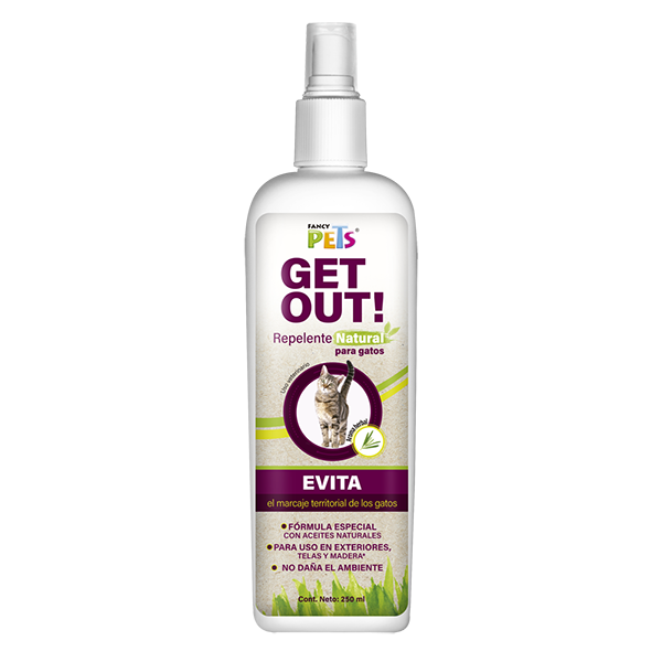 🌱🐱 Repelente Natural Get Out Fancy Pets para Gato 250ML