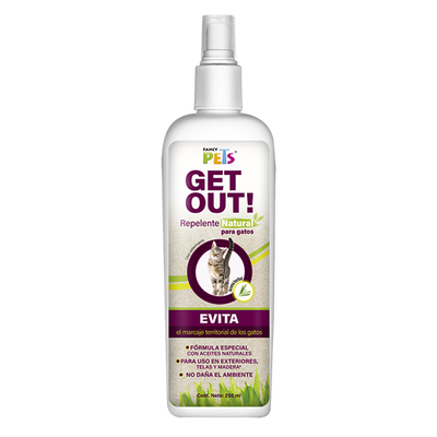 🌱🐱 Repelente Natural Get Out Fancy Pets para Gato 250ML