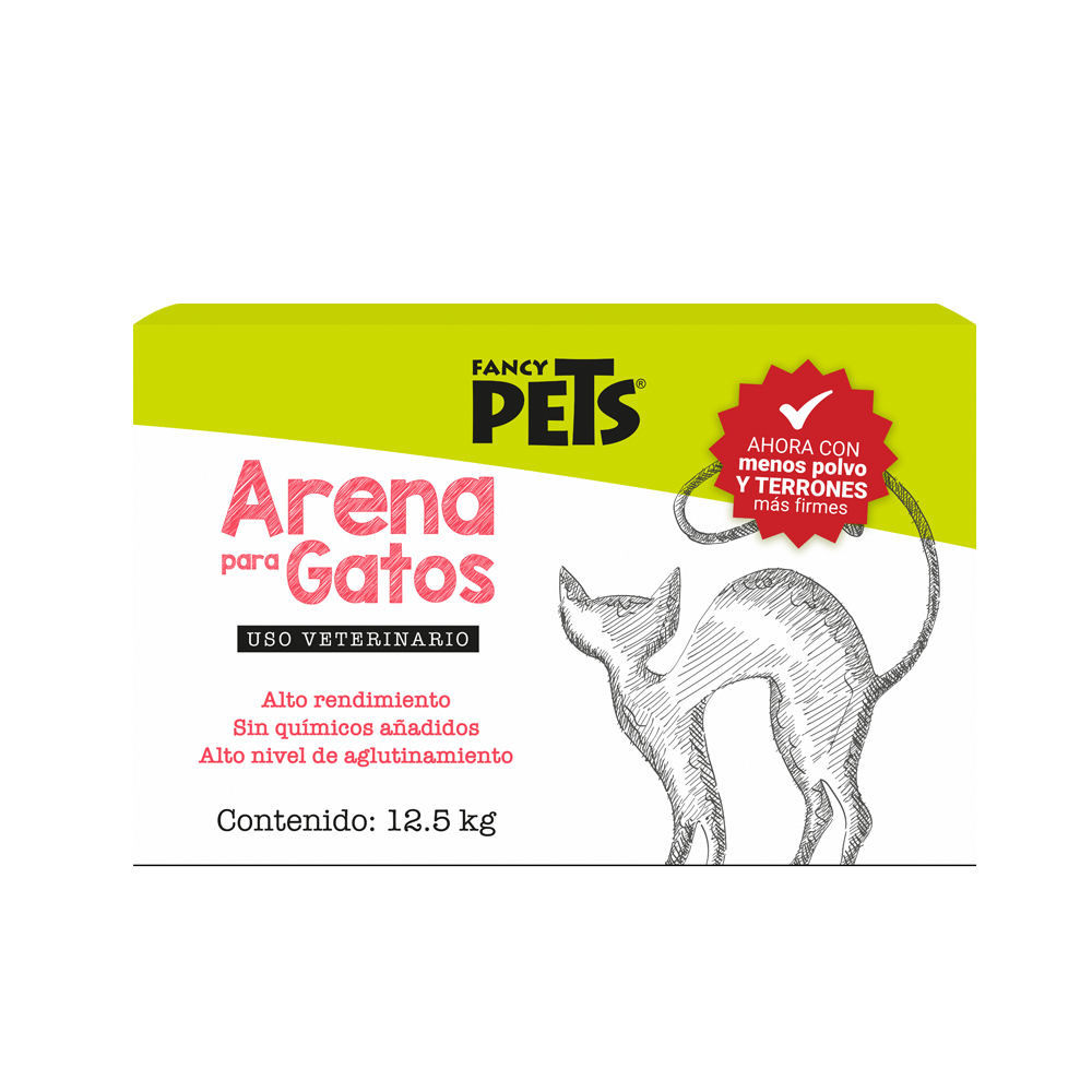 🥣🐱 Arena para Gato Aglutinante Fancy Pets