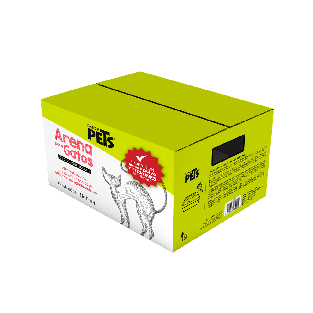 🥣🐱 Arena para Gato Aglutinante Fancy Pets