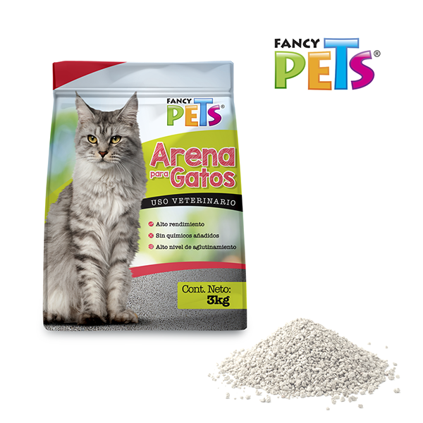 🥣🐱 Arena para Gato Aglutinante Fancy Pets