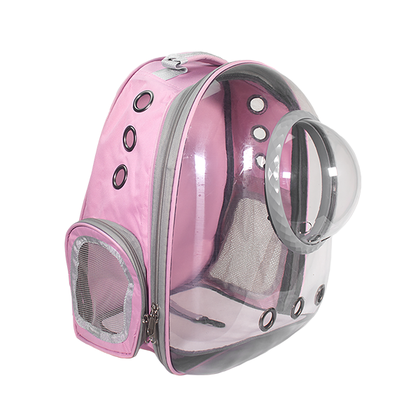 🎒💖 Mochila Burbuja para Mascotas Rosa Fancy Pets