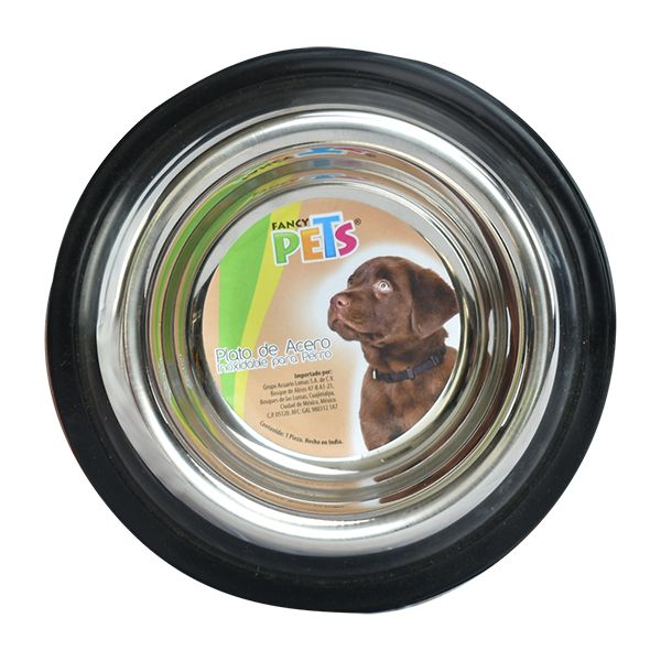 🐕🍲Plato de Acero Inoxidable 16 Oz (454 g)