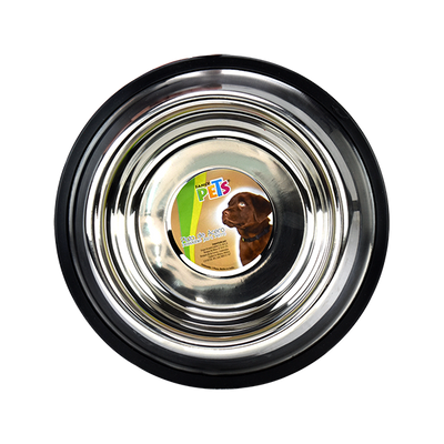 🐕🍲Plato de Acero Inoxidable 24 Oz (680 g) 🧼✨