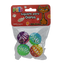 📦🐱 Juguete Pelota Bicolor 4 Piezas