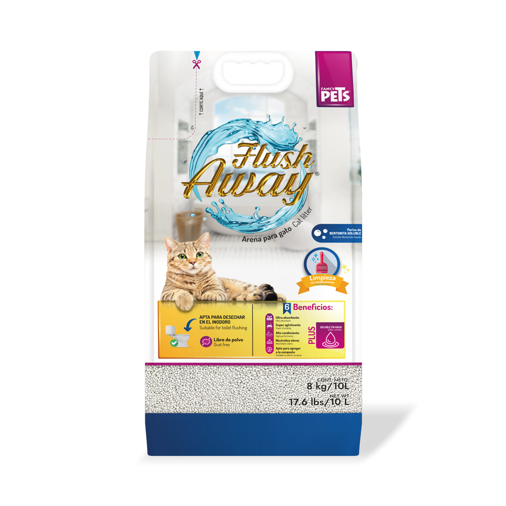 🥣🐱 Arena para Gato Flush Away