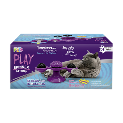 🐱✨ Juguete Spinner Gatuno con Catnip Play de Fancy Pets®