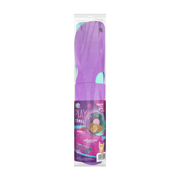 🎪🐱 Juguete Túnel de Tela para Gato 90 CM