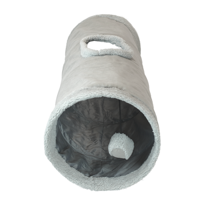🎪🐱 Túnel Plegable para Gato Gris Fancy Pets