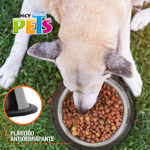 🥣🐶 Tazón Ligero de Acero Fancy Pets