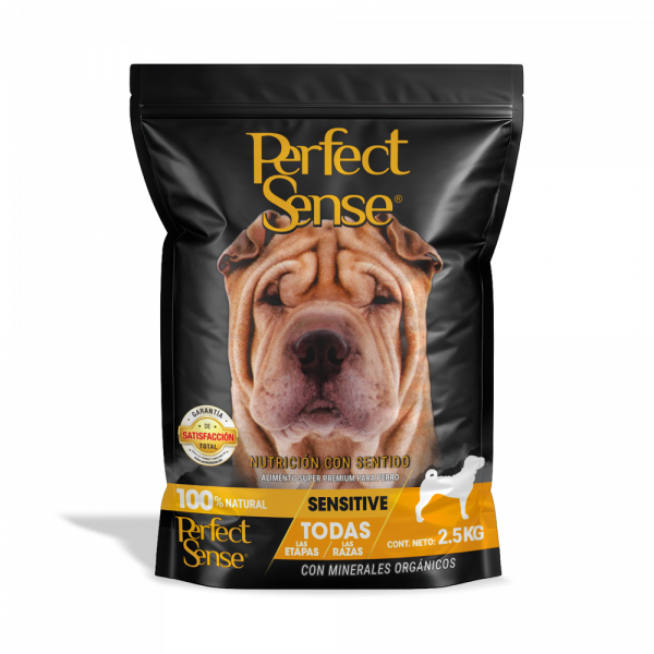 🐶🦴 Alimento Seco Perfect Sense® Sensitive (Todas las Etapas y Razas) 3KG