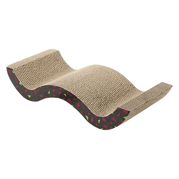 🐱🐾 Rascador de Olas de 49.5cm Scratch