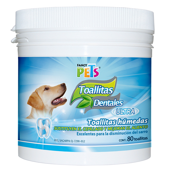 🪥✨ Toallitas Dentales Fancy Pets. 80 Piezas