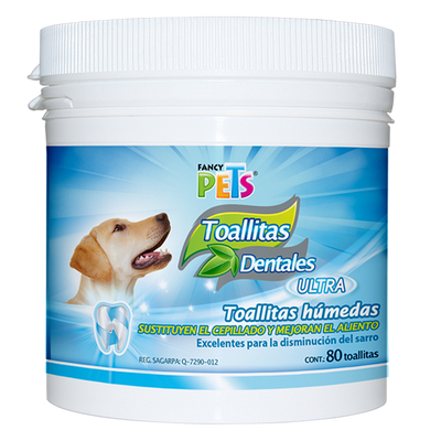 🪥✨ Toallitas Dentales Fancy Pets. 80 Piezas
