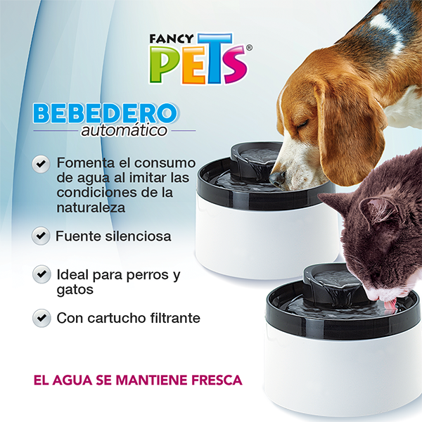 💦🐶Bebedero Automático de 2L Fancy Pets para Perro y Gato