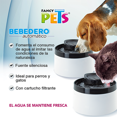 💦🐶Bebedero Automático de 2L Fancy Pets para Perro y Gato