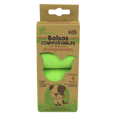 🌱🐶 Bolsas Sanitarias Compostables Naturance®