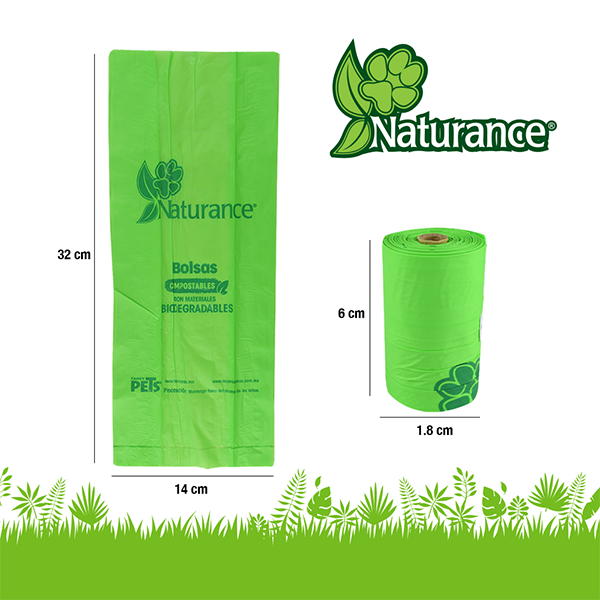 🌱🐶 Bolsas Sanitarias Compostables Naturance®