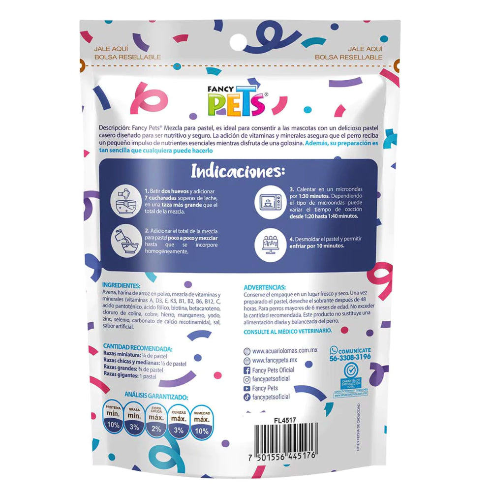 Mezcla para Pastel Fancy Pets Yummy (100 g)