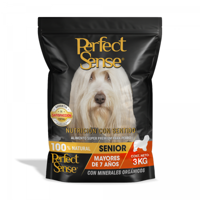 🐶🦴 Alimento Seco Perfect Sense® Senior (Todas las Razas - 7+ Años) 3Kg